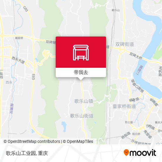 歌乐山工业园地图