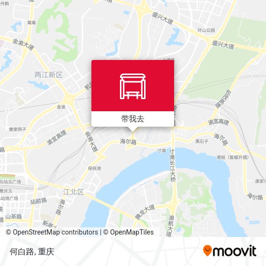 何白路地图