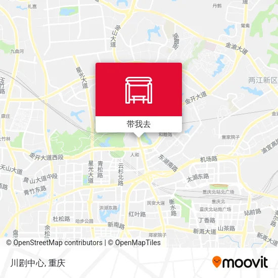 川剧中心地图