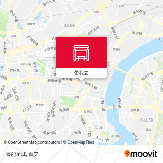 鲁能星城地图