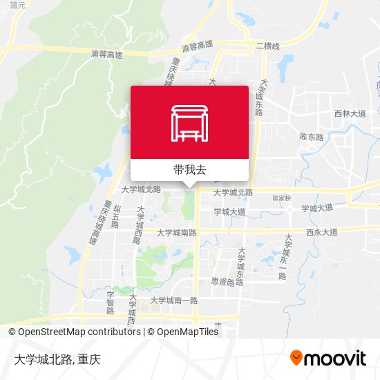 大学城北路地图