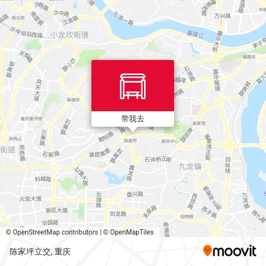 陈家坪立交地图