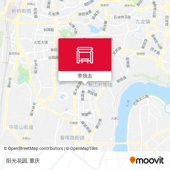 阳光花园地图