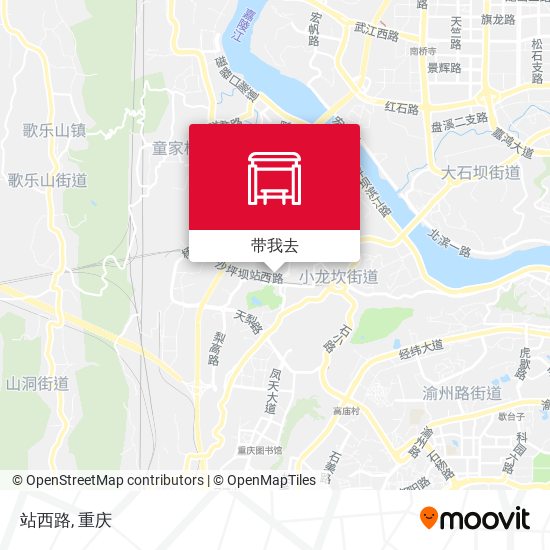 站西路地图