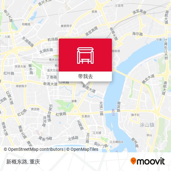 新概东路地图