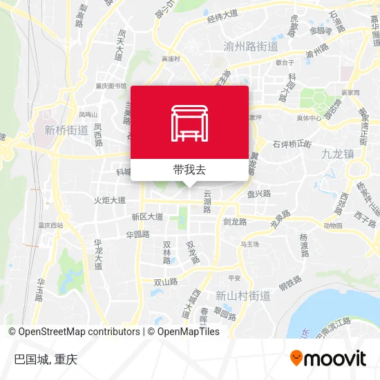 巴国城地图