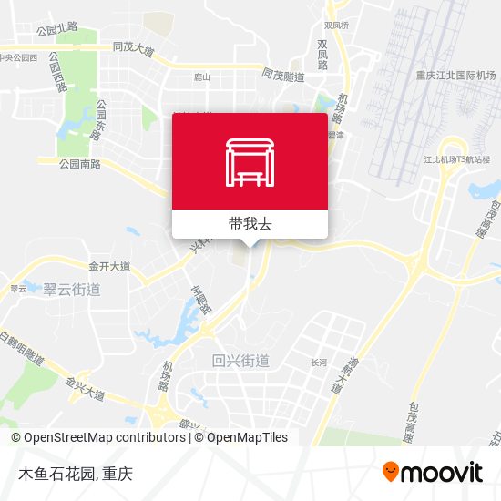 木鱼石花园地图