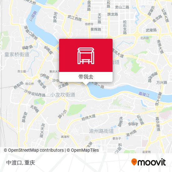 中渡口地图