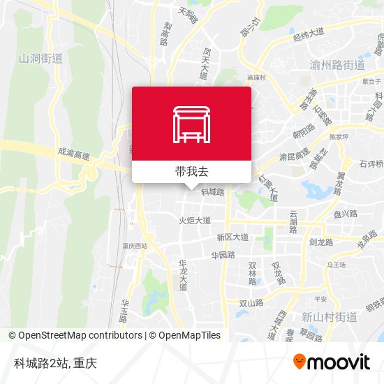 科城路2站地图