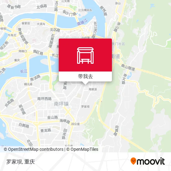 罗家坝地图