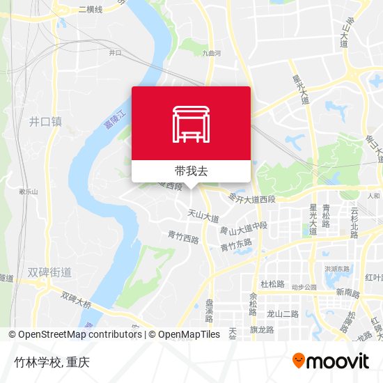 竹林学校地图