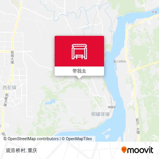 观音桥村地图