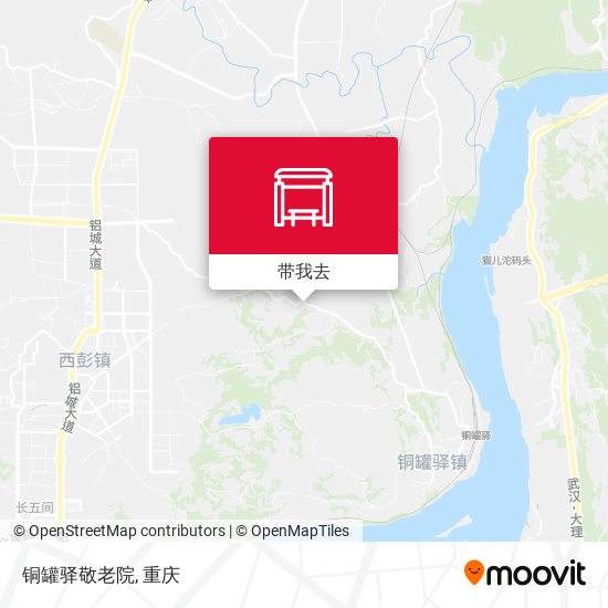 铜罐驿敬老院地图