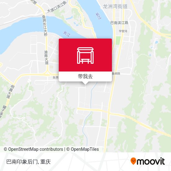 巴南印象后门地图