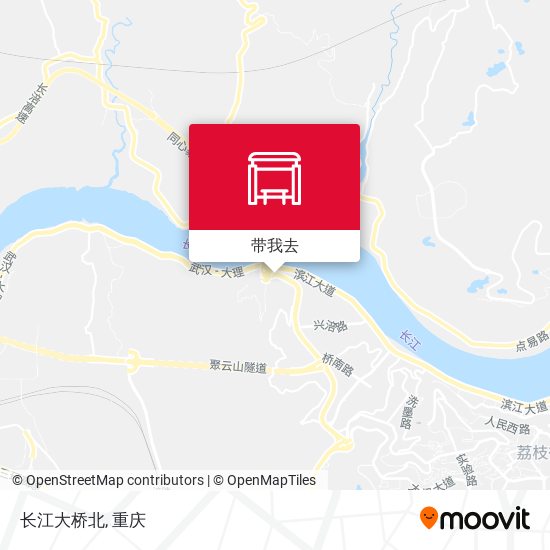 长江大桥北地图