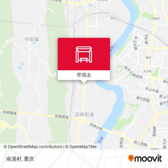南溪村地图