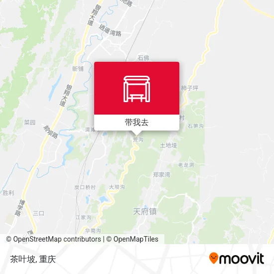 茶叶坡地图