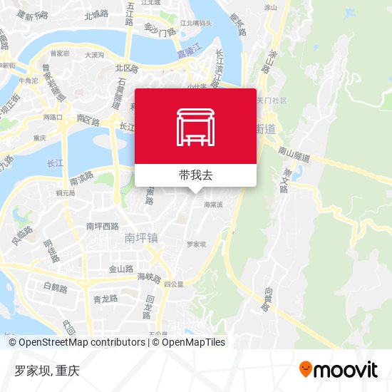 罗家坝地图