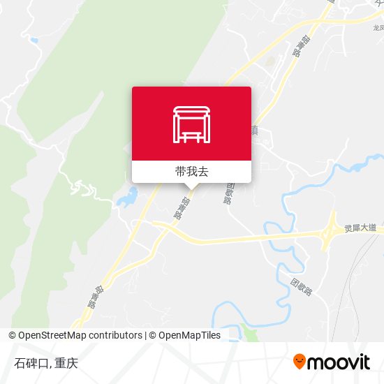 石碑口地图