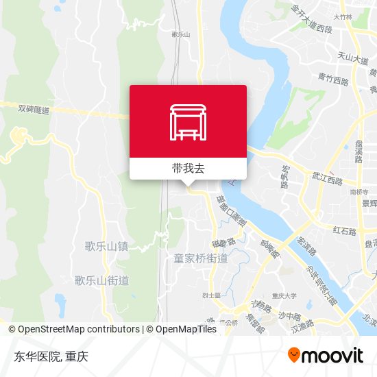 东华医院地图