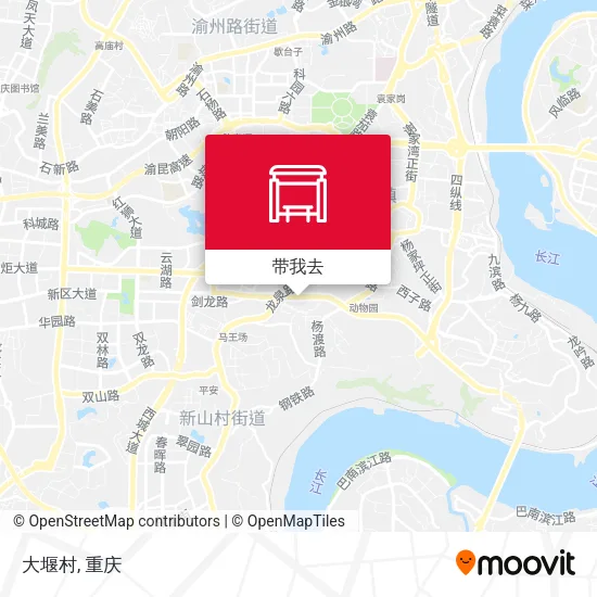 大堰村地图