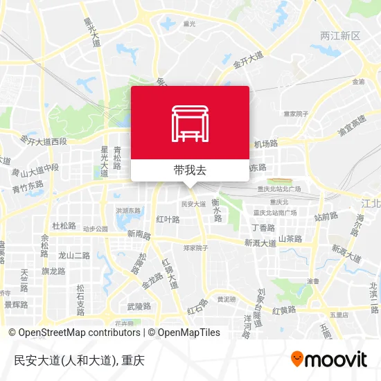 民安大道(人和大道)地图