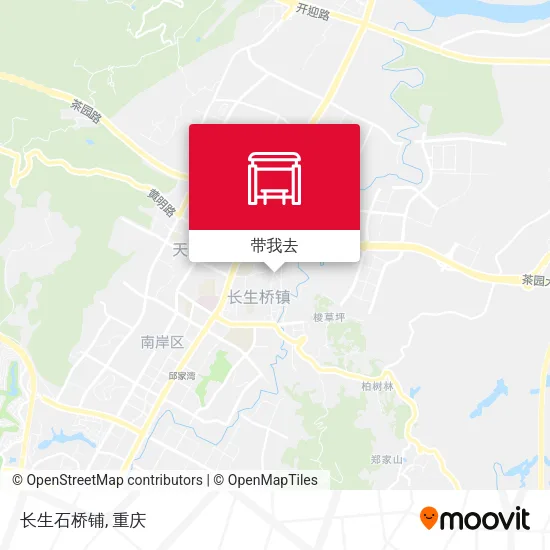 长生石桥铺地图