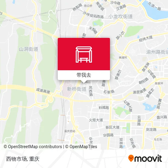 西物市场地图