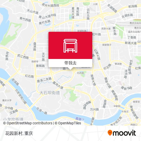 花园新村地图