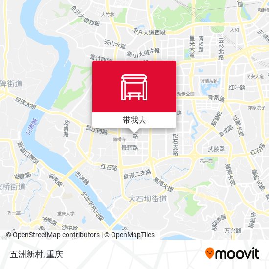 五洲新村地图