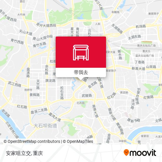 安家咀立交地图
