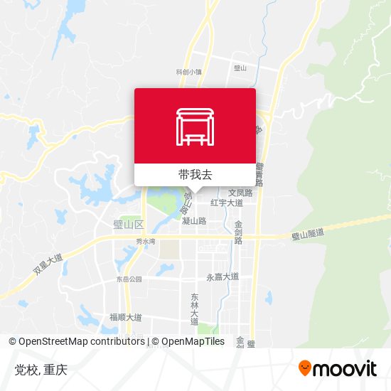 党校地图