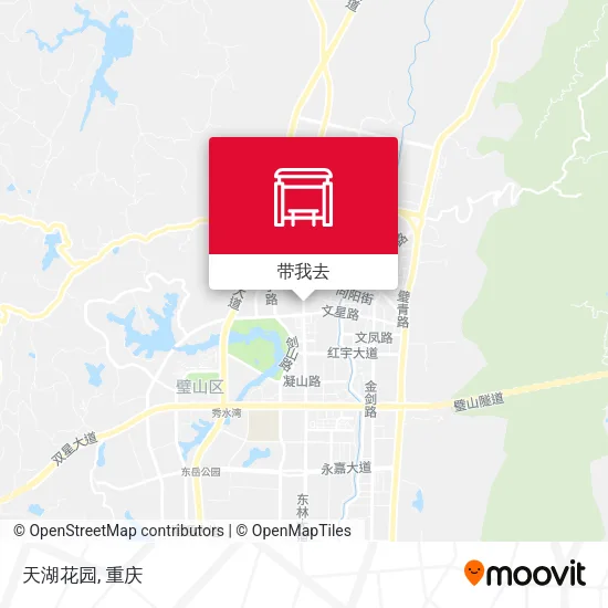 天湖花园地图