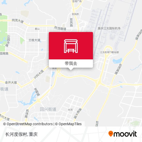 长河度假村地图