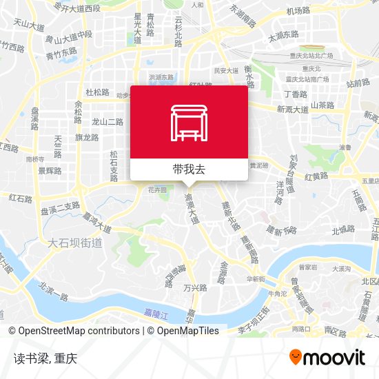 读书梁地图