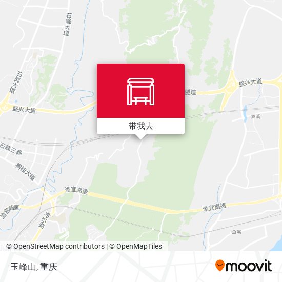 玉峰山地图
