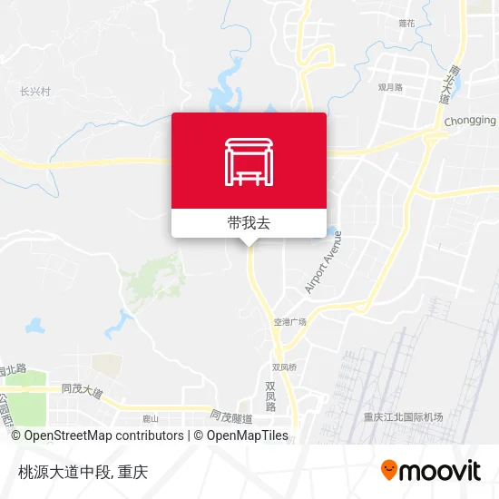 桃源大道中段地图
