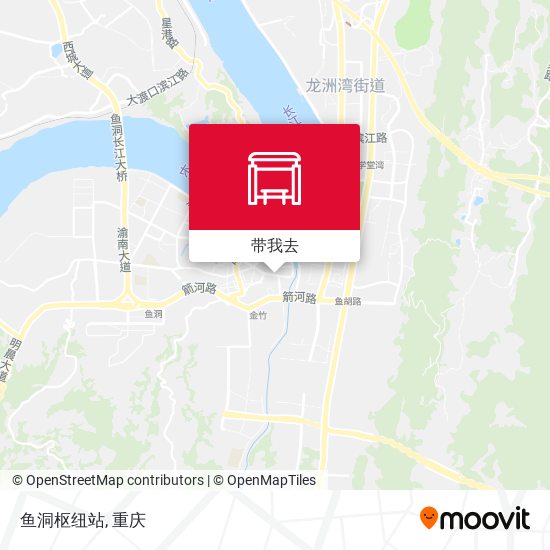 鱼洞枢纽站地图