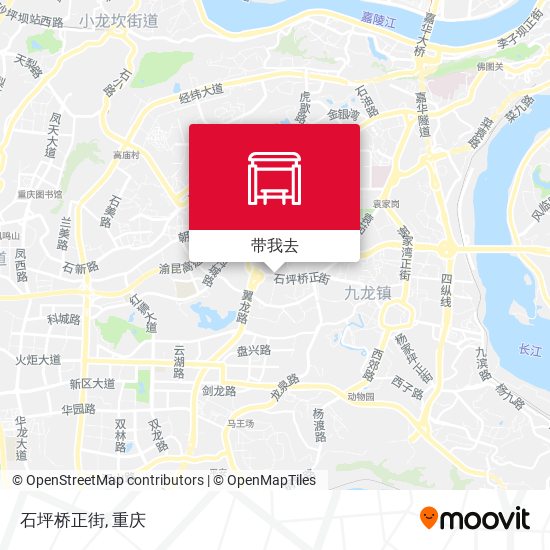 石坪桥正街地图
