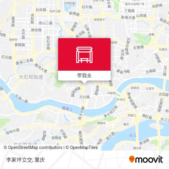 李家坪立交地图