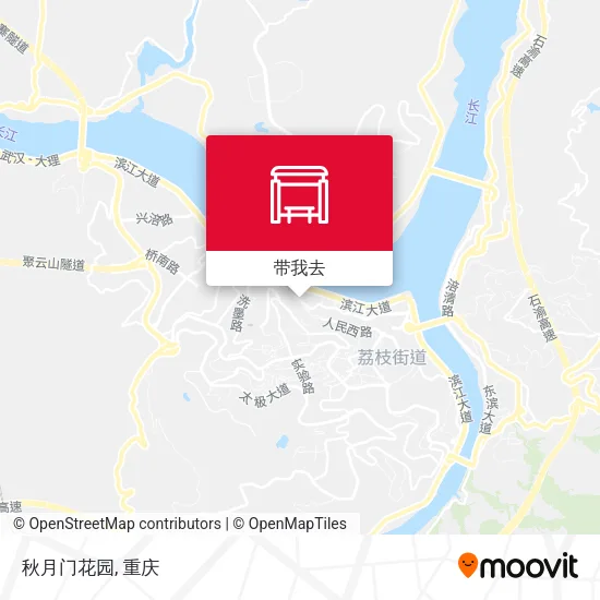 秋月门花园地图