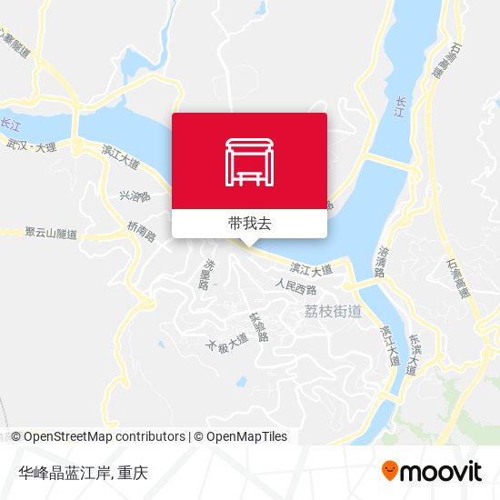 华峰晶蓝江岸地图
