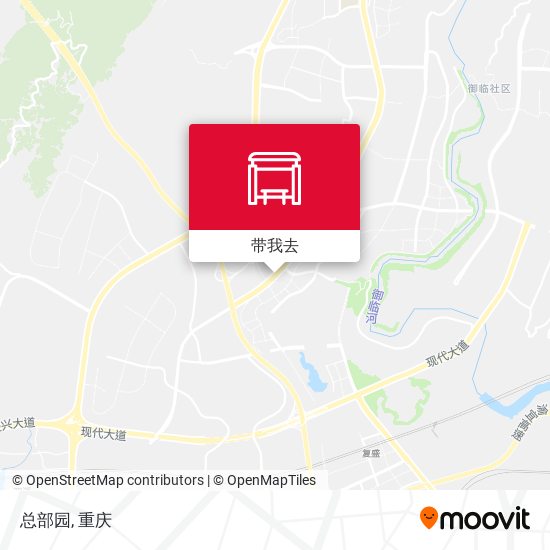 总部园地图