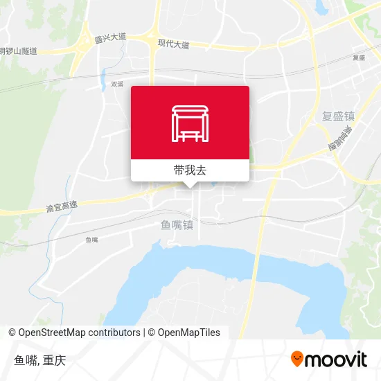 鱼嘴地图