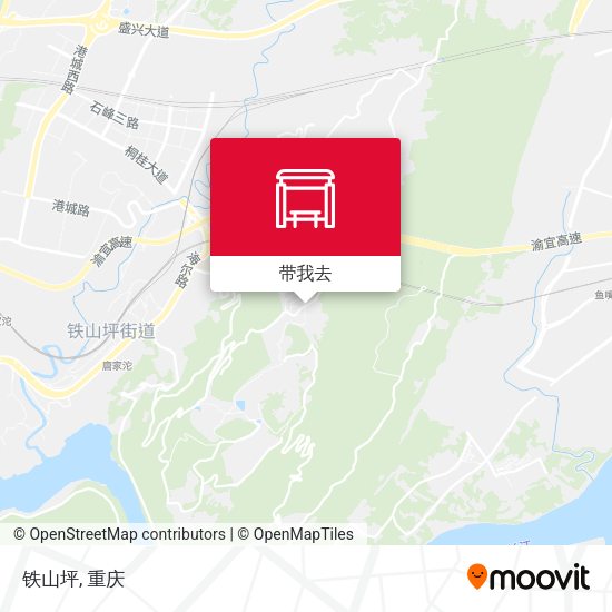 铁山坪地图