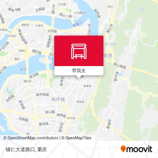 辅仁大道路口地图
