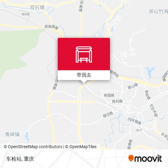 车检站地图