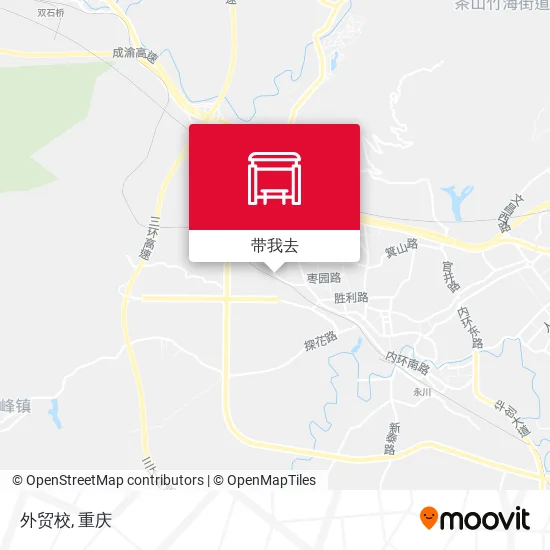 外贸校地图