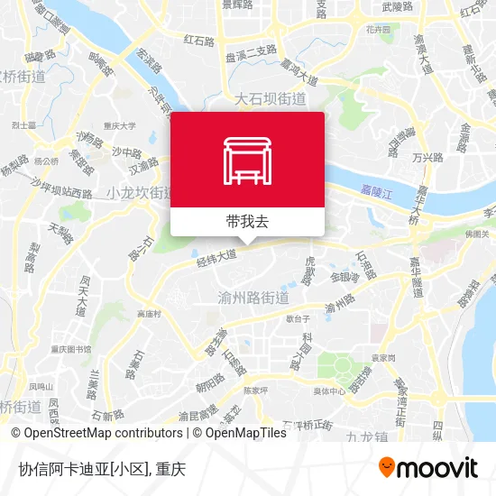 协信阿卡迪亚[小区]地图