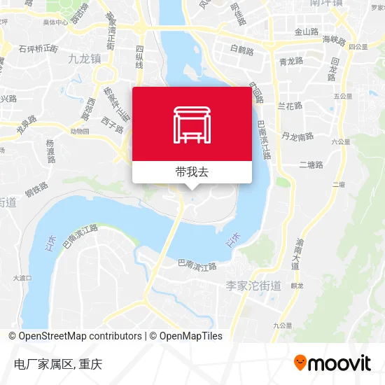 电厂家属区地图